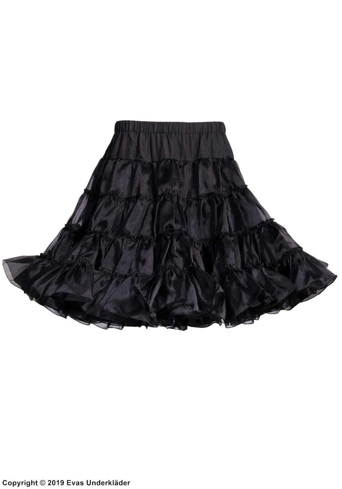 Petticoat, Rüschen aus Mesh